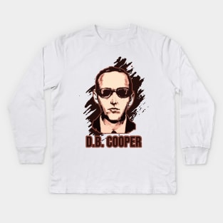 db cooper draw Kids Long Sleeve T-Shirt